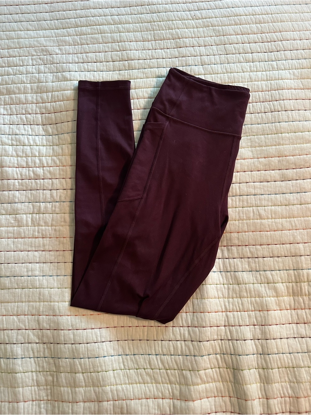 Victoria's Secret Kids Leggings in Deep Burgundy